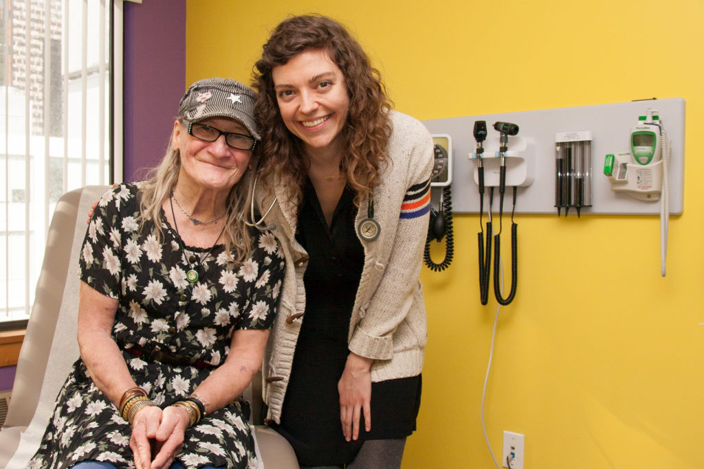 Sabrina, a Plymouth resident, with Anina, PCP with Neighborcare Health