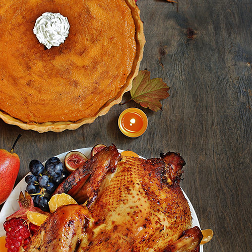 Thanksgiving Turkey and Pie