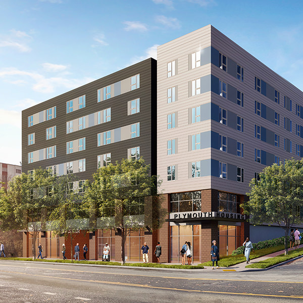 12th & Spruce Permanent Supportive Housing - SMR Architects, Featured Graphics Rendering