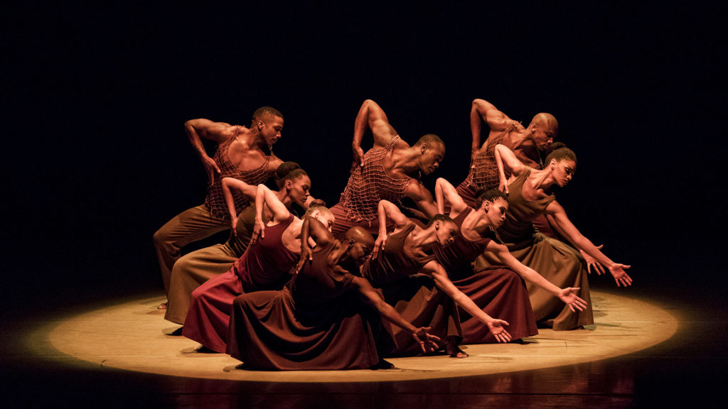 Alvin Ailey American Dance Theater performs Revelations.
