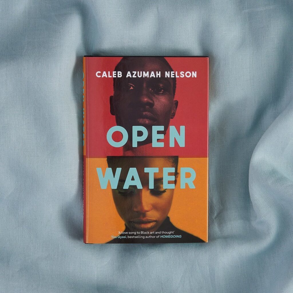 The book Open Water by Caleb Azumah Nelson.